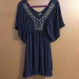 Kimono Embellished Dress